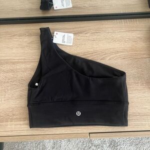 NWT- Lululemon Black Align Asymmetrical Bra